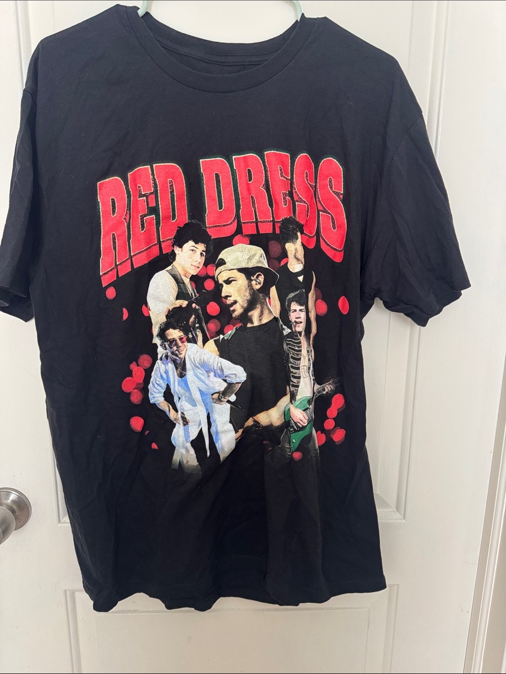 Nick Jonas Red Dress Shirt
